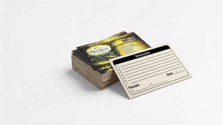 Cartao de visitas simples 1500 unidades