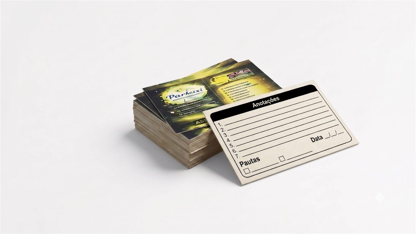 Cartao de visitas simples 1500 unidades