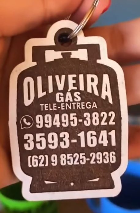 Chaveiro em MDF personalizado