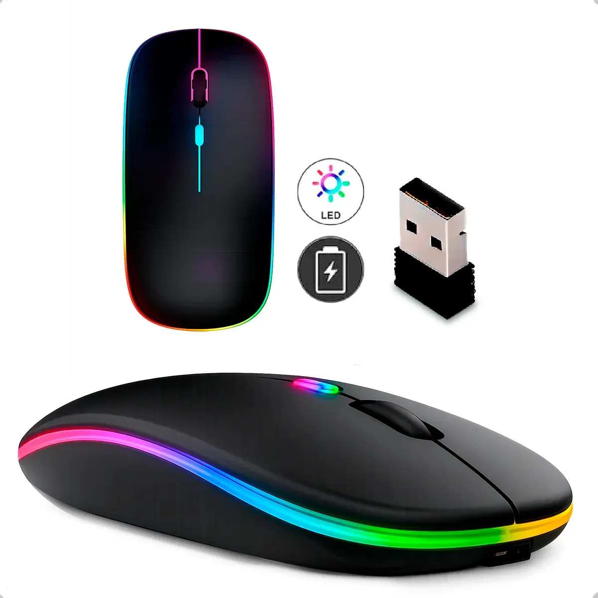 Mouse sem fio Lehmox LEY-181