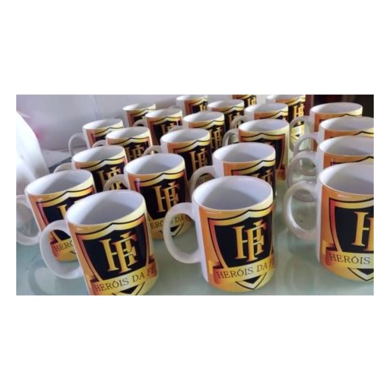 Canecas de porcelana personalizadas produzidas pela Volblack