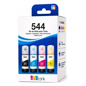 Kit de tintas Epson 544 preto ciano magenta e amarelo