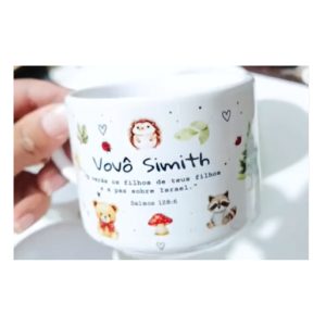 Xícara de café personalizada sem pires